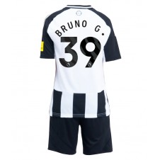 Newcastle United Bruno Guimaraes #39 Hjemmedraktsett Barn 2024-25 Kortermet (+ korte bukser)